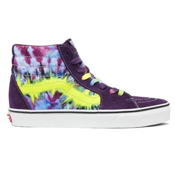 vans high top tie dye